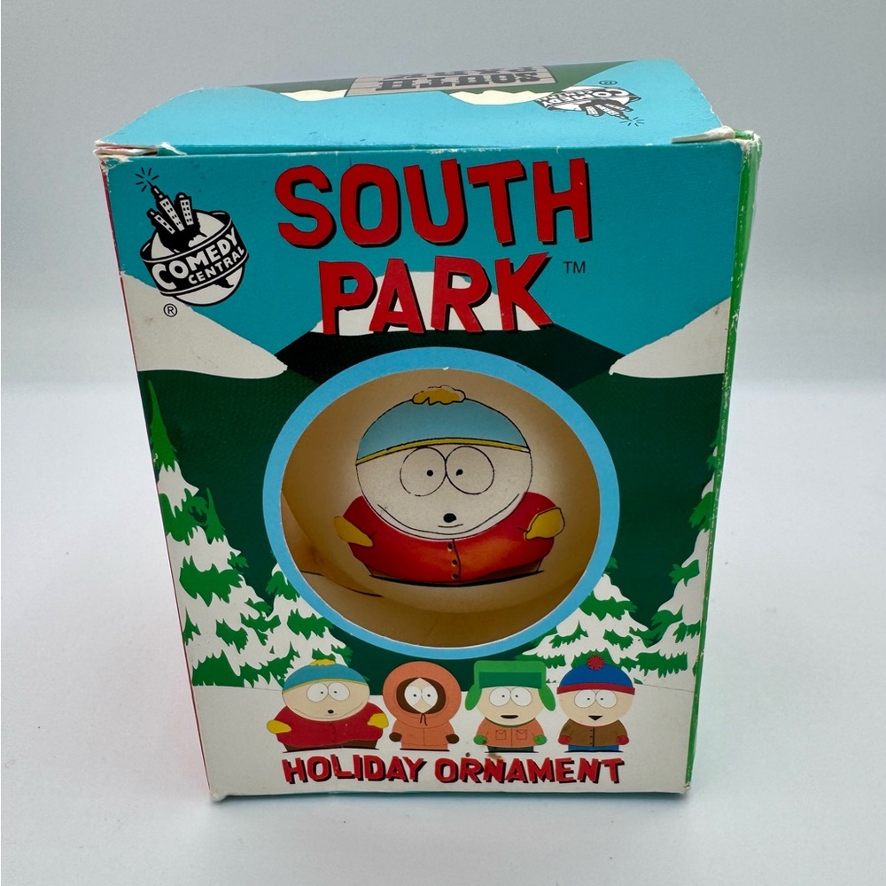 Rare 1998 South Park‎ Cartman Holiday Ornament Comedy Central NIB